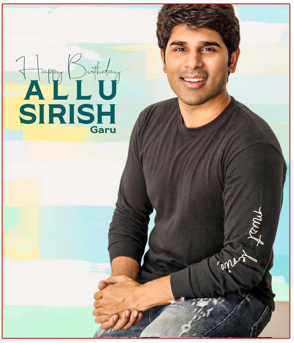 Happy Birthday To Youthful Hero Allu Sirish