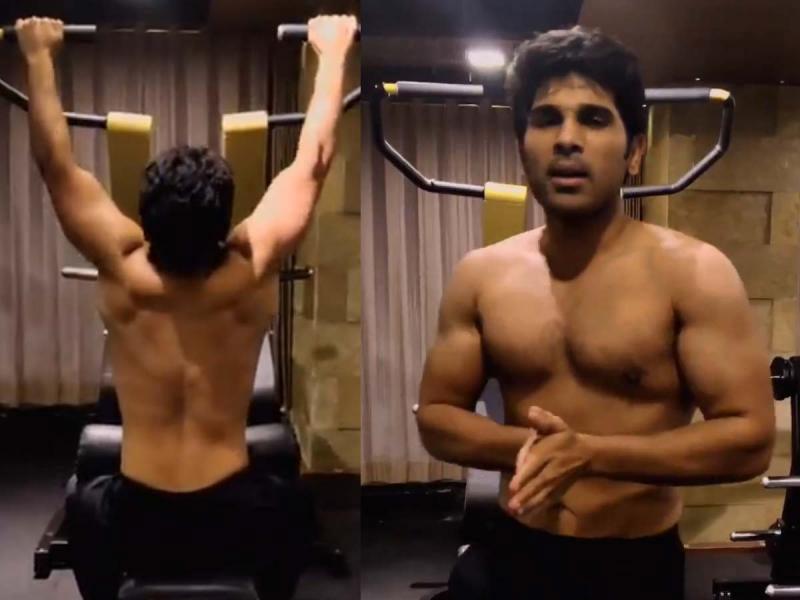 Allu Sirish's killer workout video