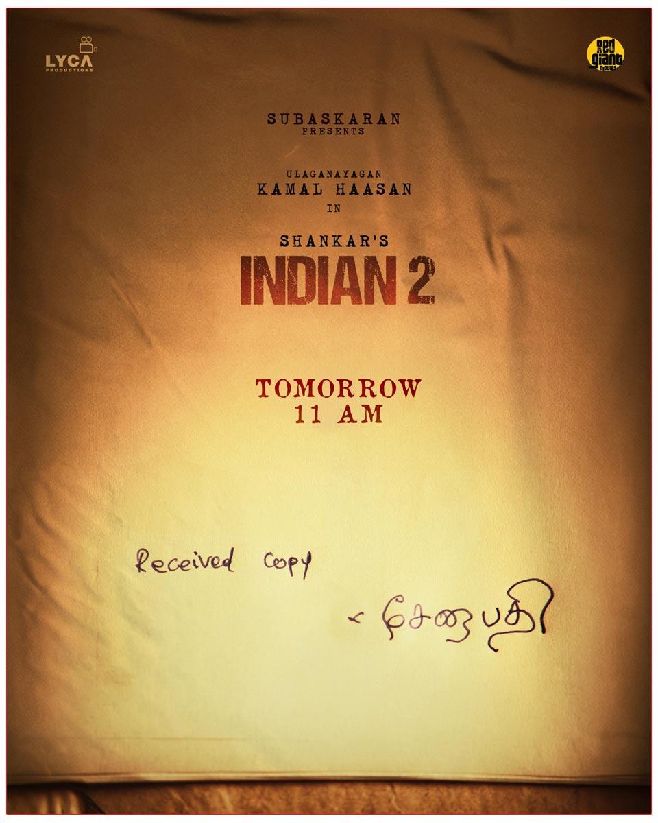 Time Set For Indian 2 Exciting Update