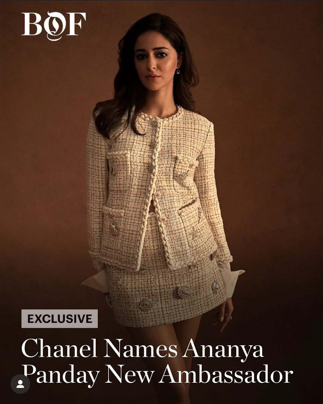 Ananya becomes first Indian to endorse Chanel