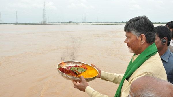 AP CM releases book on 'The saga of River Krishna'