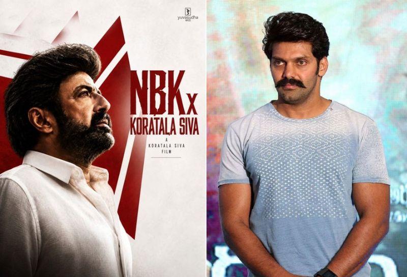 Balakrishna Koratala Siva NBK 112 To Feature Kollywood Hero Arya