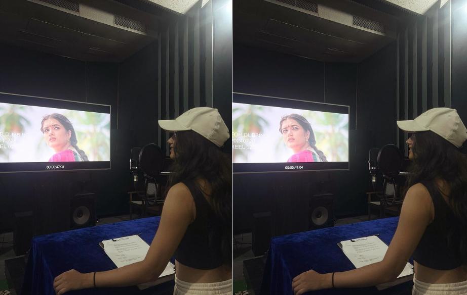Bhagyashri completes dubbing for Mr.Bachchan