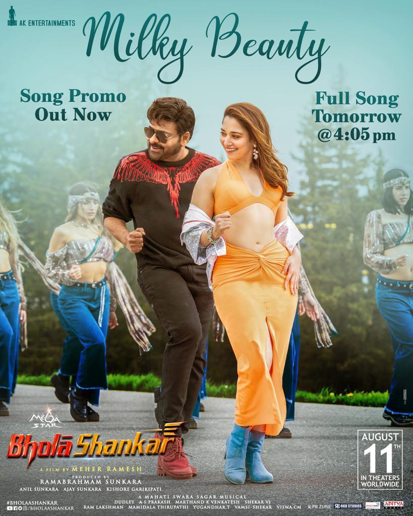 Bholaa Shankar: Milky Beauty song promo mesmerizes