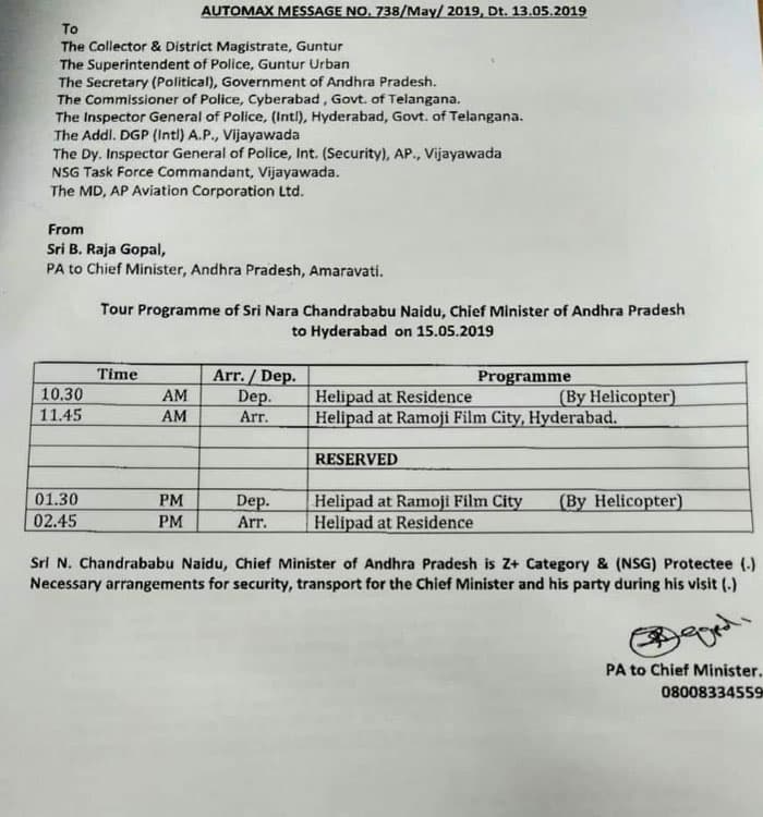 Naidu Meets Ramoji & Ravi Prakash: Wasted Public Money