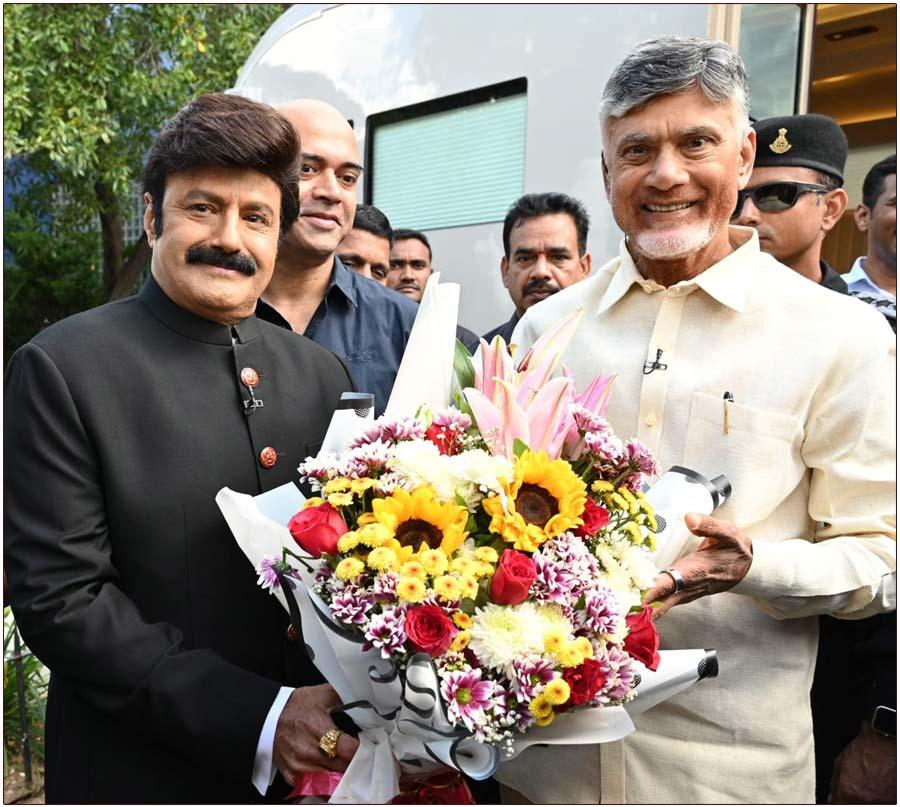 NBK Unstoppable S4: AP CM Chandrababu starts shooting