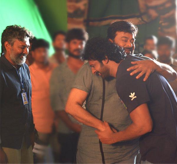 Baahubali 2 Team Gets Chiranjeevi's Blessings