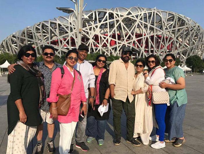 Chiru China Trip Pics Gone Viral