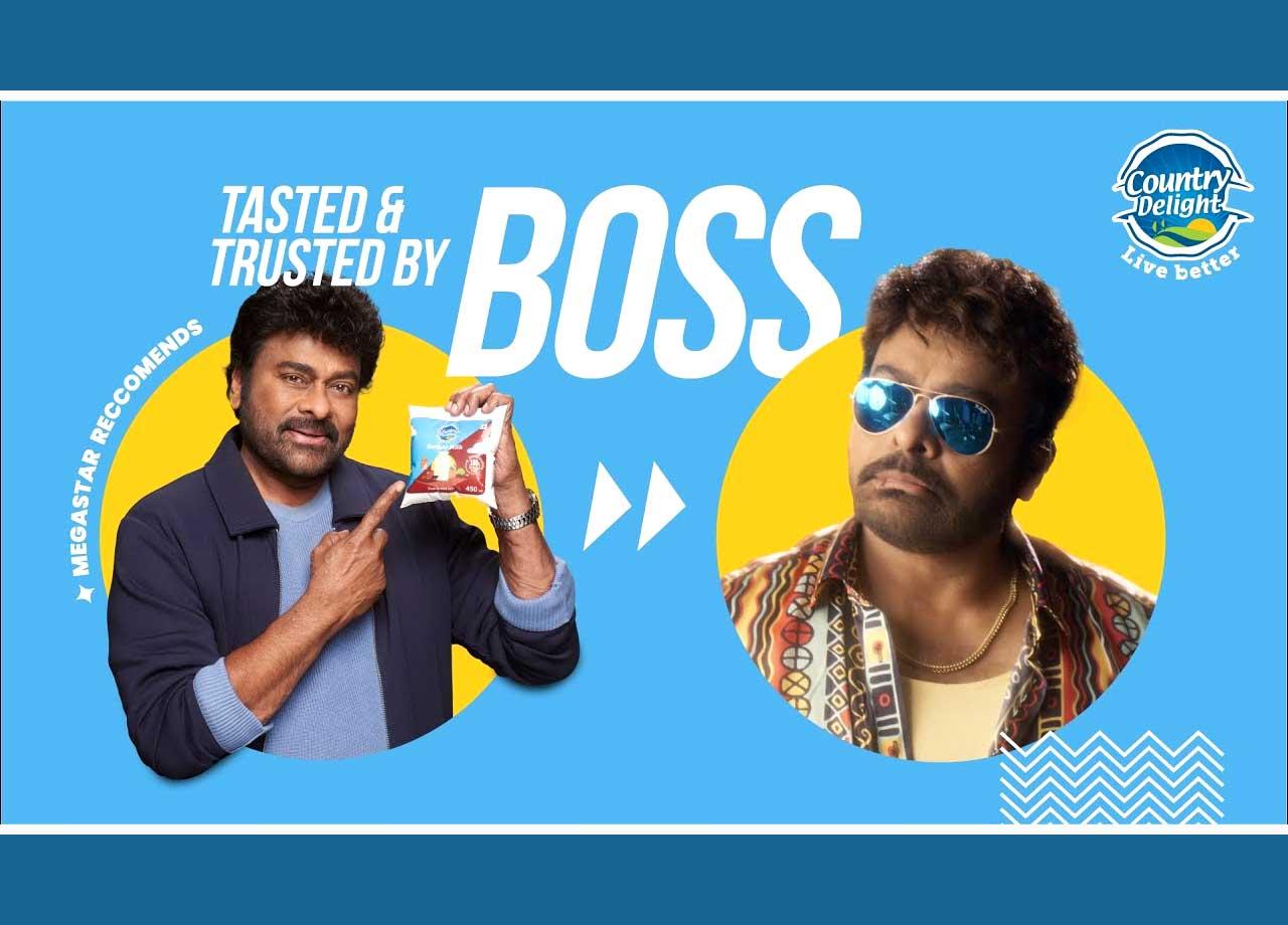 Chiranjeevi delights with Country Delight commercial