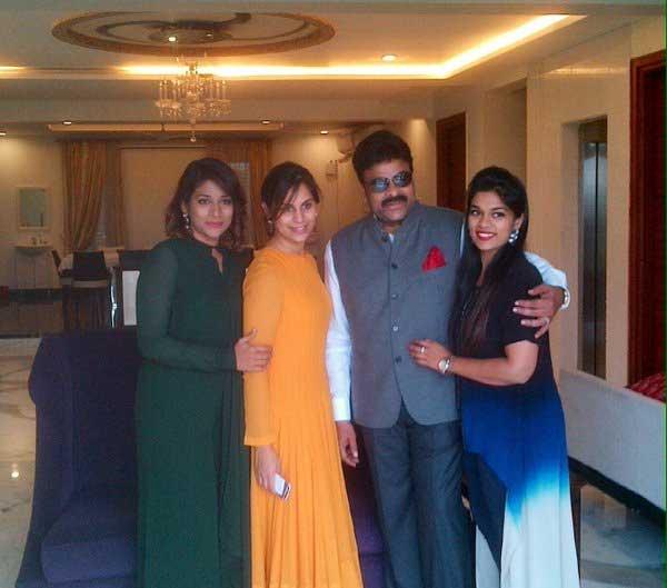Chiranjeevi with Daughters & Daughter-in-Law