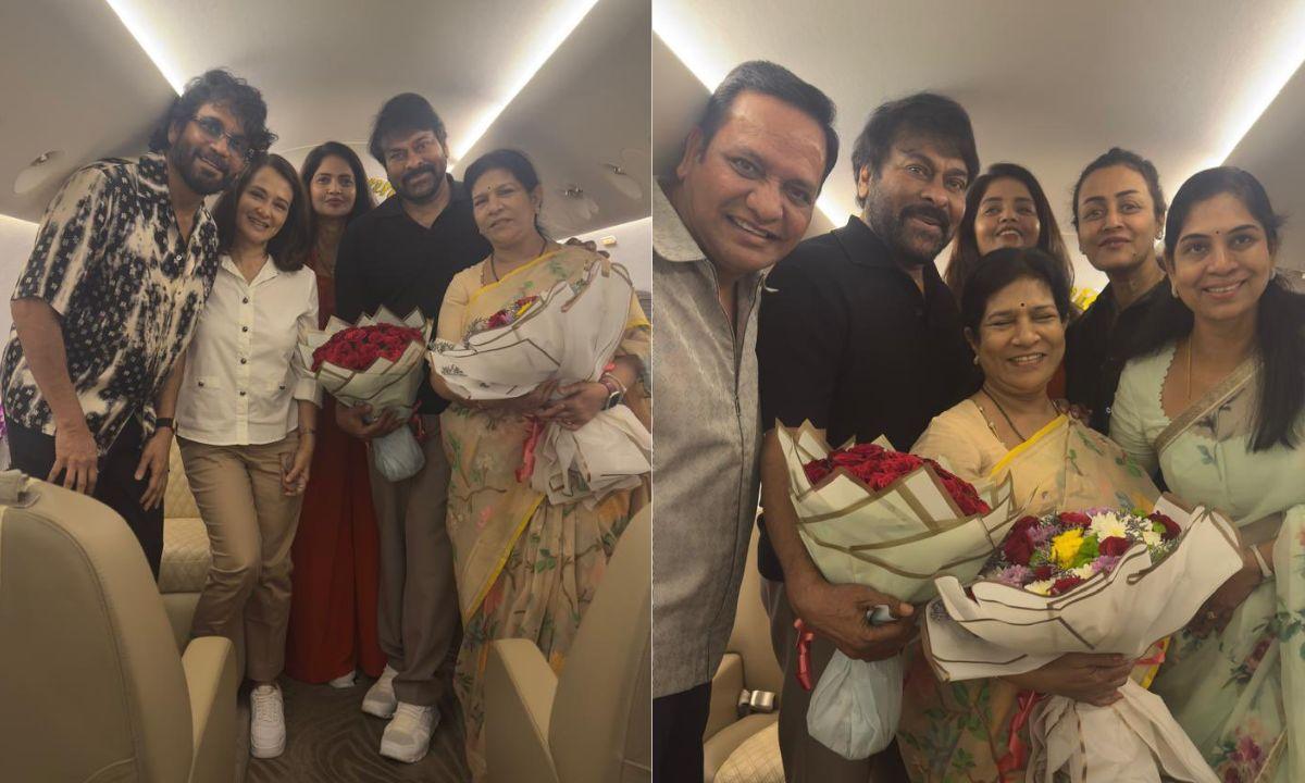Chiranjeevi wishes his wife on wedding day