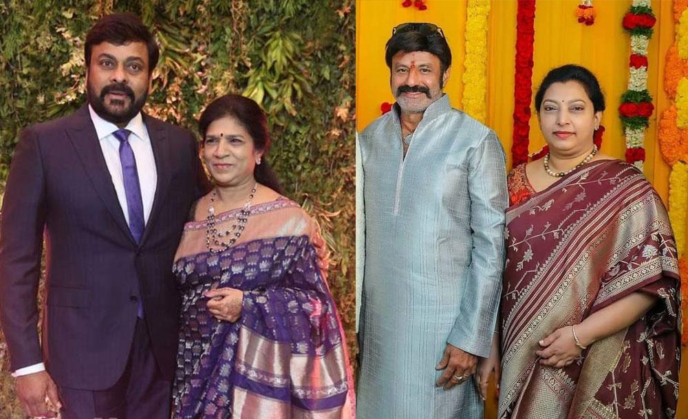 Chiranjeevi-Balakrishna Off To USA With Their Better Halves