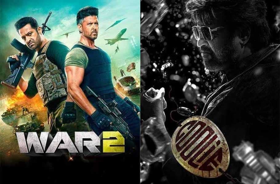 Six Days Boxoffice Collections Of War 2 And Coolie