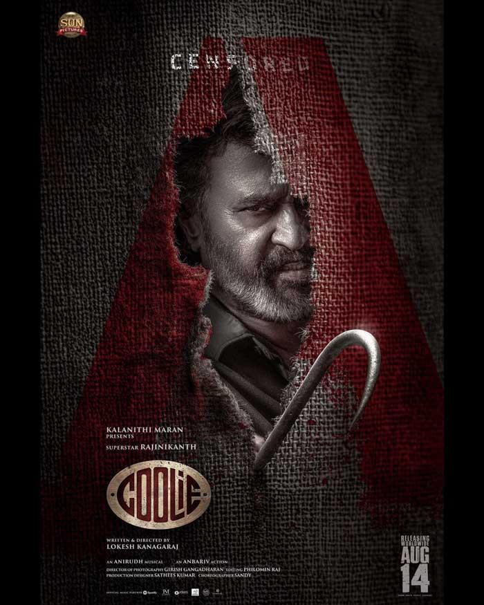 CBFC Defends A Certificate for Coolie