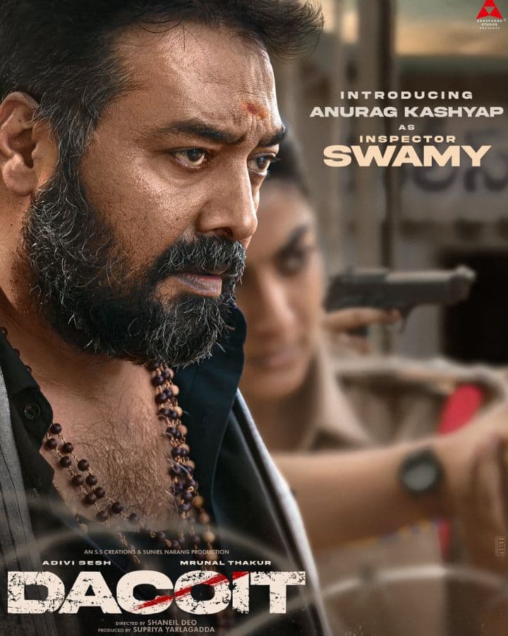 Anurag Kashyap Joins Adivi Sesh Action Drama Dacoit