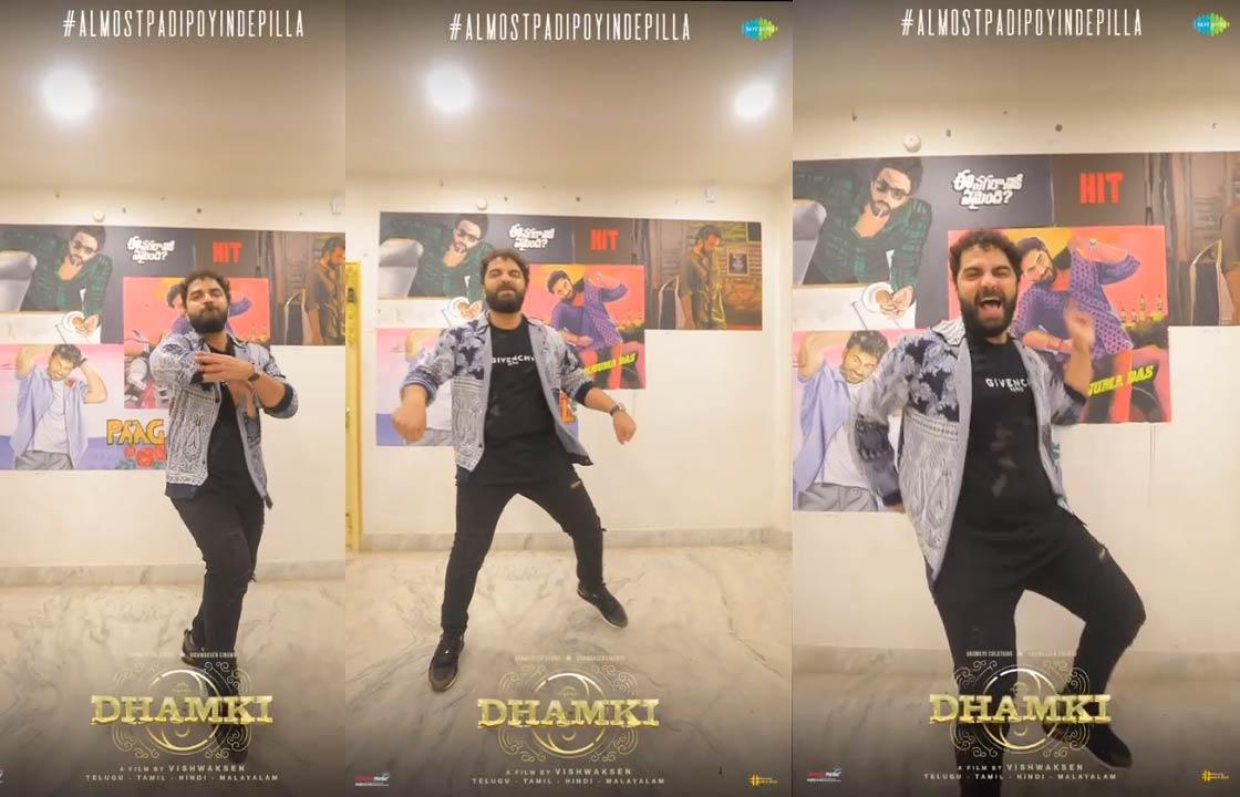 Vishwak Sen recreates the hook step in Das Ka Dhamki