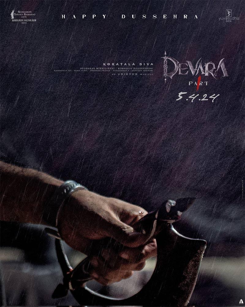 Devara new poster shows the intensity