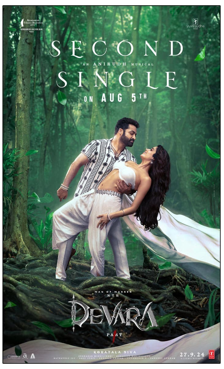 Devara Second Single On August 5th