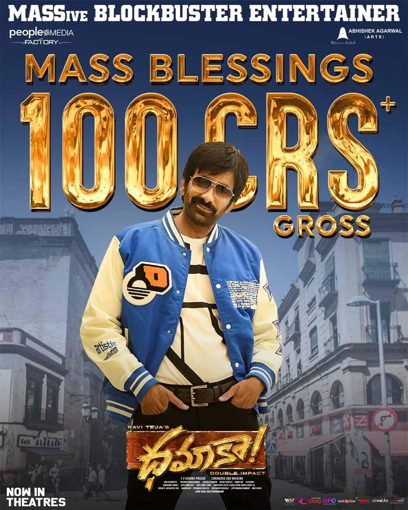 Ravi Teja's Dhamaka Breaches 100 Crore Club