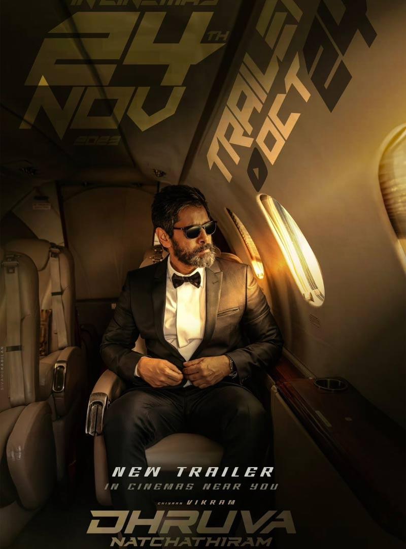 Dhruva Natchathiram new trailer on this date