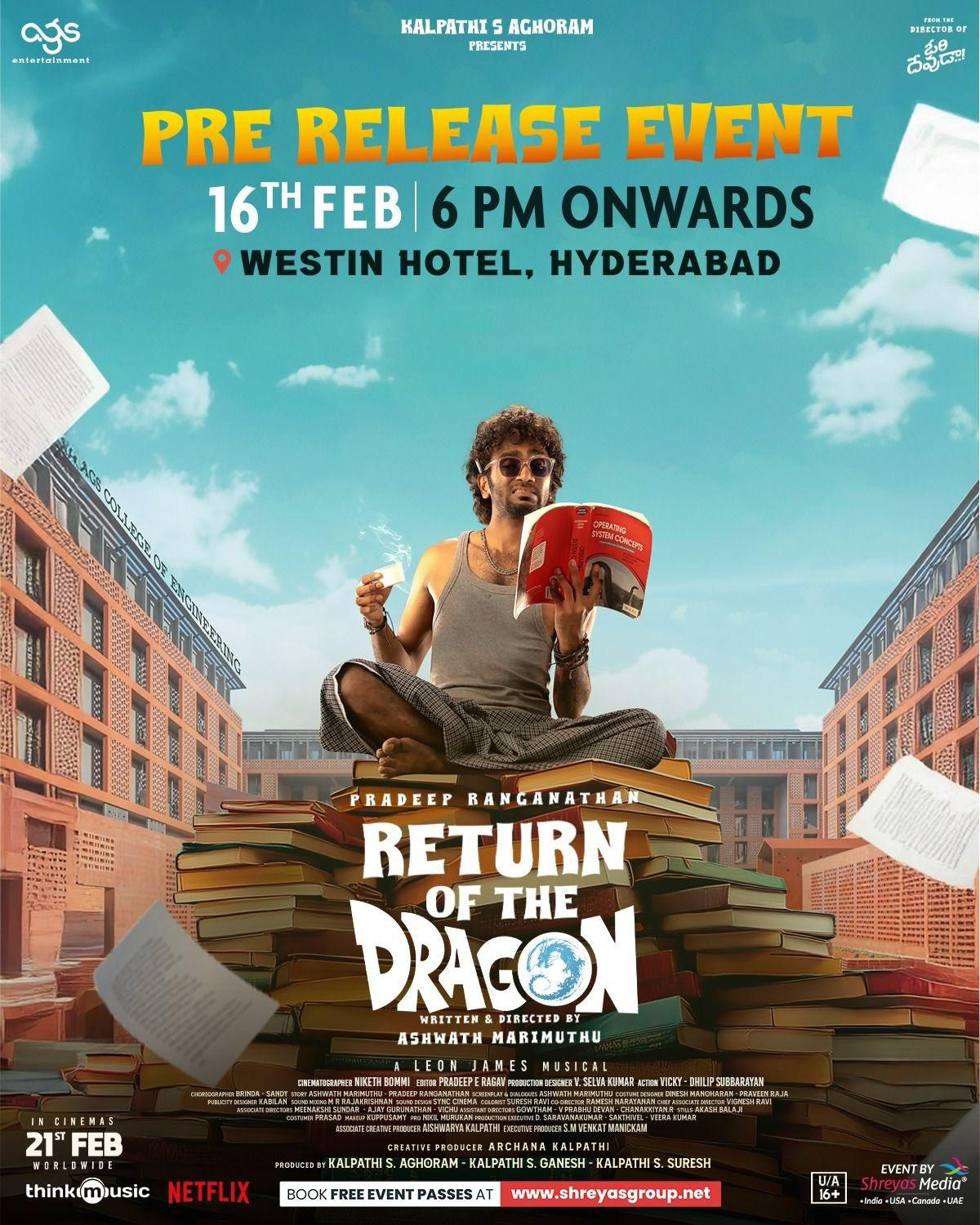 Dragon Pre Release Event in Hyderabad