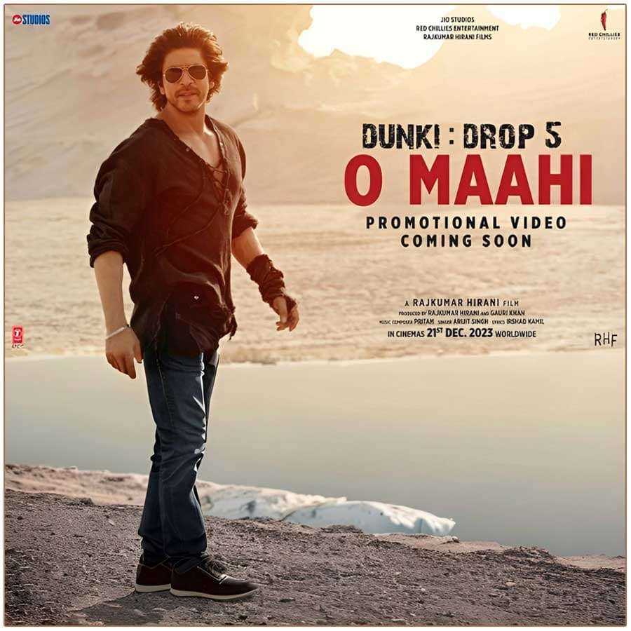 Dunki Drop 5: O Maahi song promo mesmerises