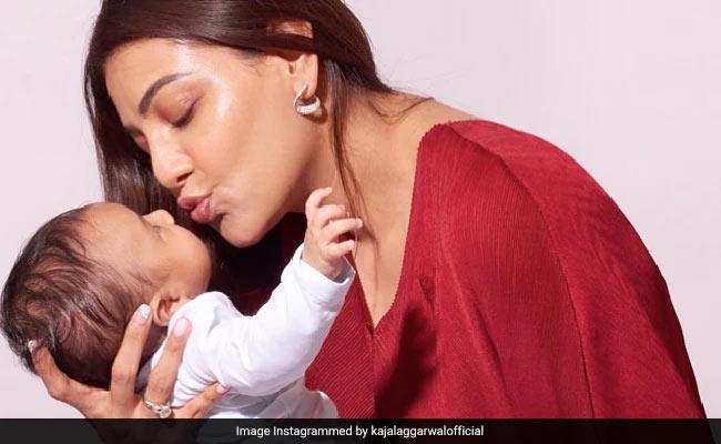 Kajal turns emotional seeing her son grow