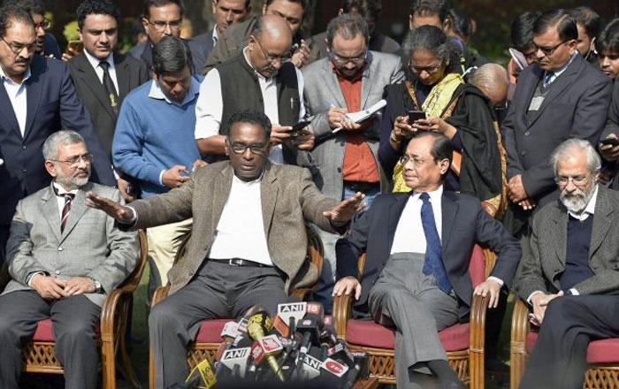 4Judges Press Meet: Shame on BJP!