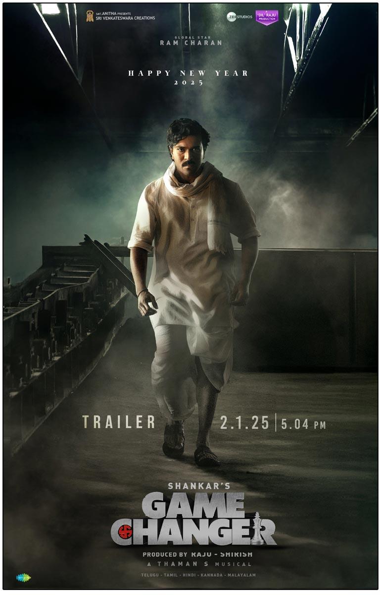 Trailer Of Game Changer Will Be Out On 2nd January