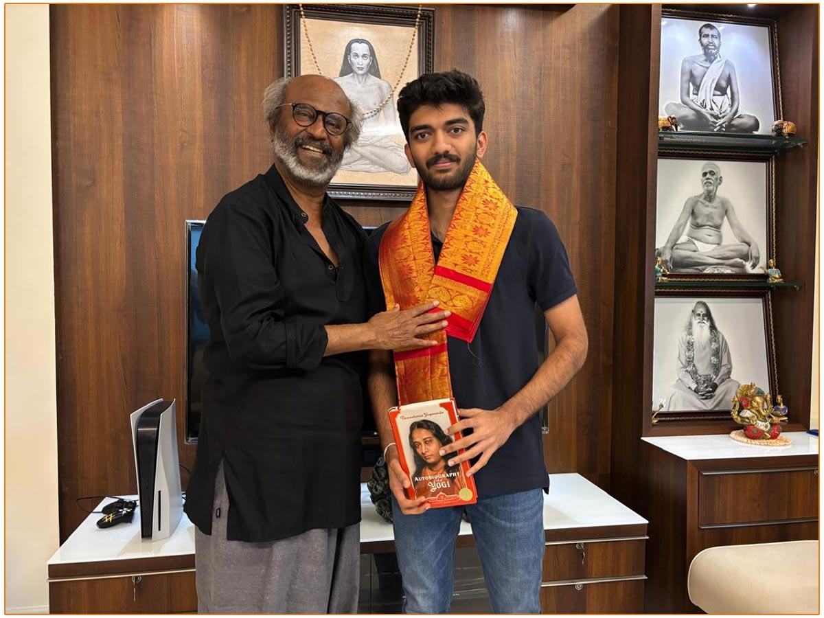 Rajinikanth Delights Gukesh With Gifts