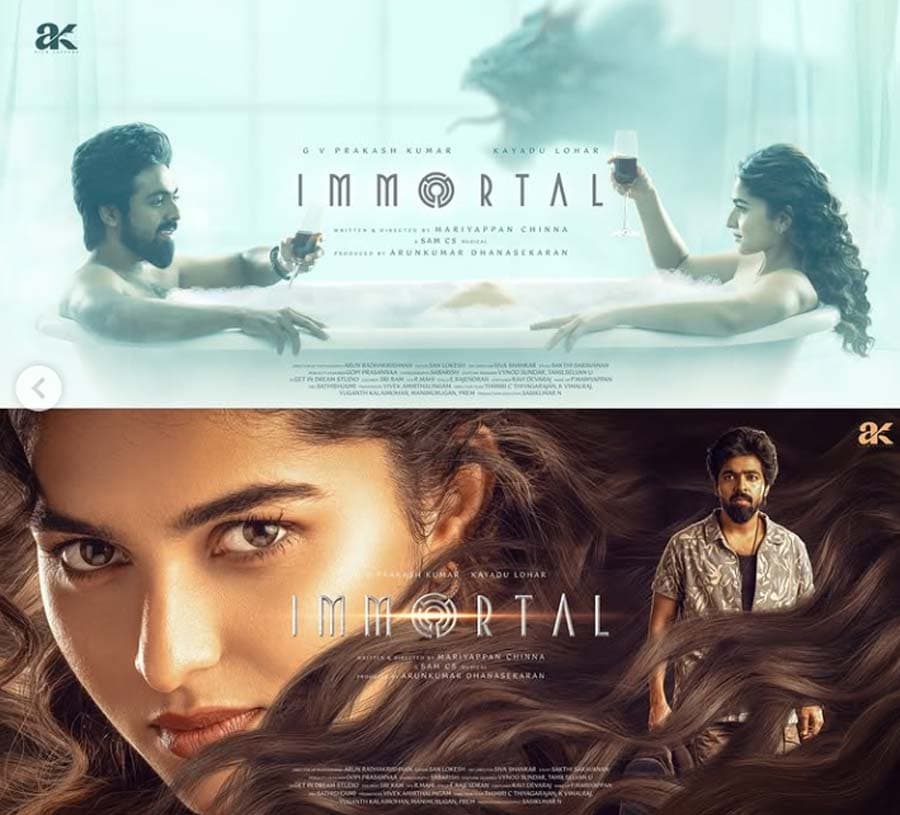 GV Prakash Kumar Next Film With Kayadu Lohar Is Titled Immortal