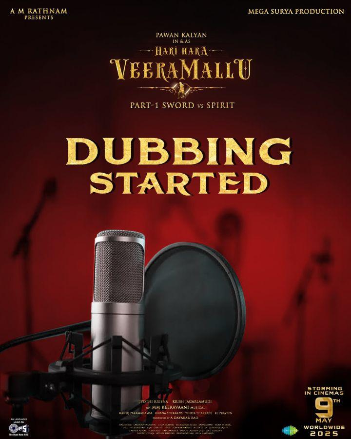 Hari Hara Veera Mallu In Dubbing Works