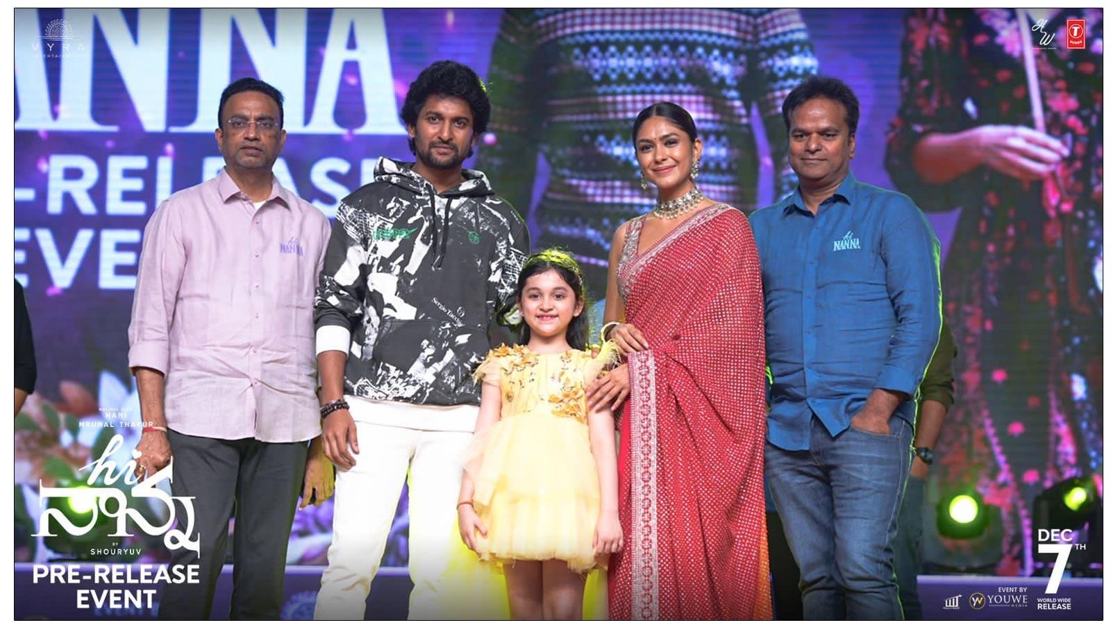 Highlights From Hi Nanna Grand Pre Release Event