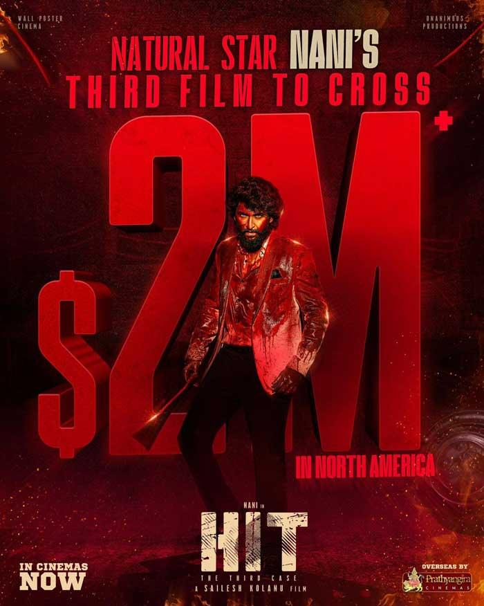 Nani HIT 3 Enters Profit Zone Grossing More Than 100 Crores2 Million At US Boxoffice
