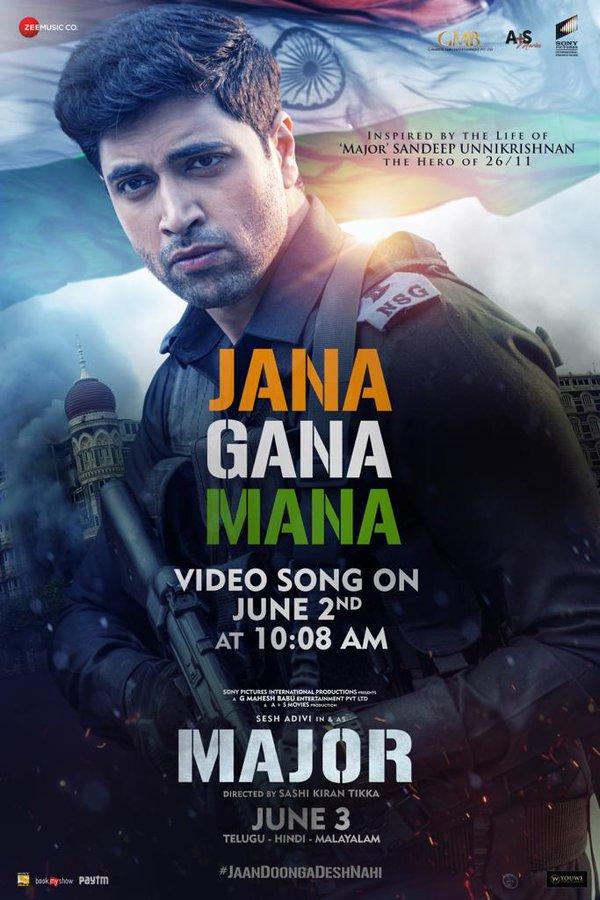 Jana Gana Mana from Major inspires