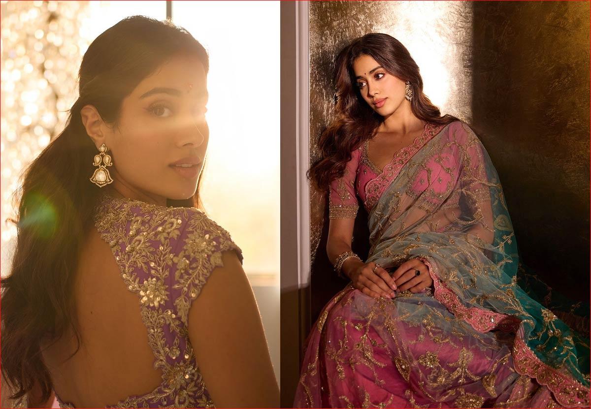 Janhvi Kapoor beauty blast in blue