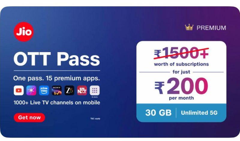 Jio Rs 200 OTT Pass Changes Budget Streaming