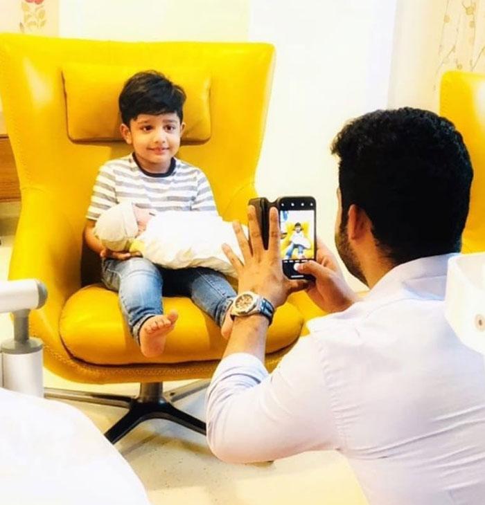 Pic: NTR Introduces Younger Son