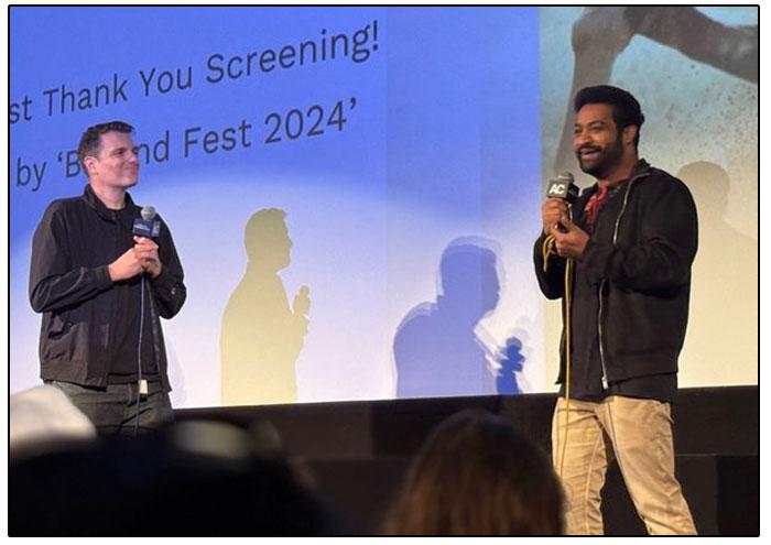 NTR Gets A Standing Ovation At Beyond Fest