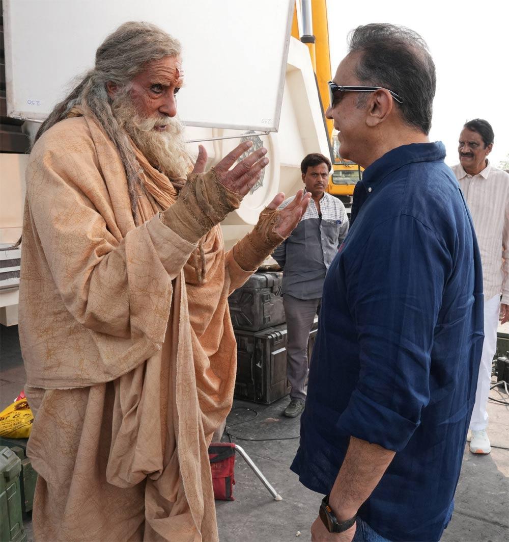 Amitabh Bachchan shares pic with Kamal Haasan at Kalki sequel