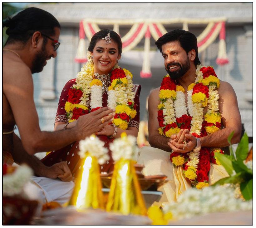 Keerthy Suresh And Antony Thattil Dreamy Wedding In Goa