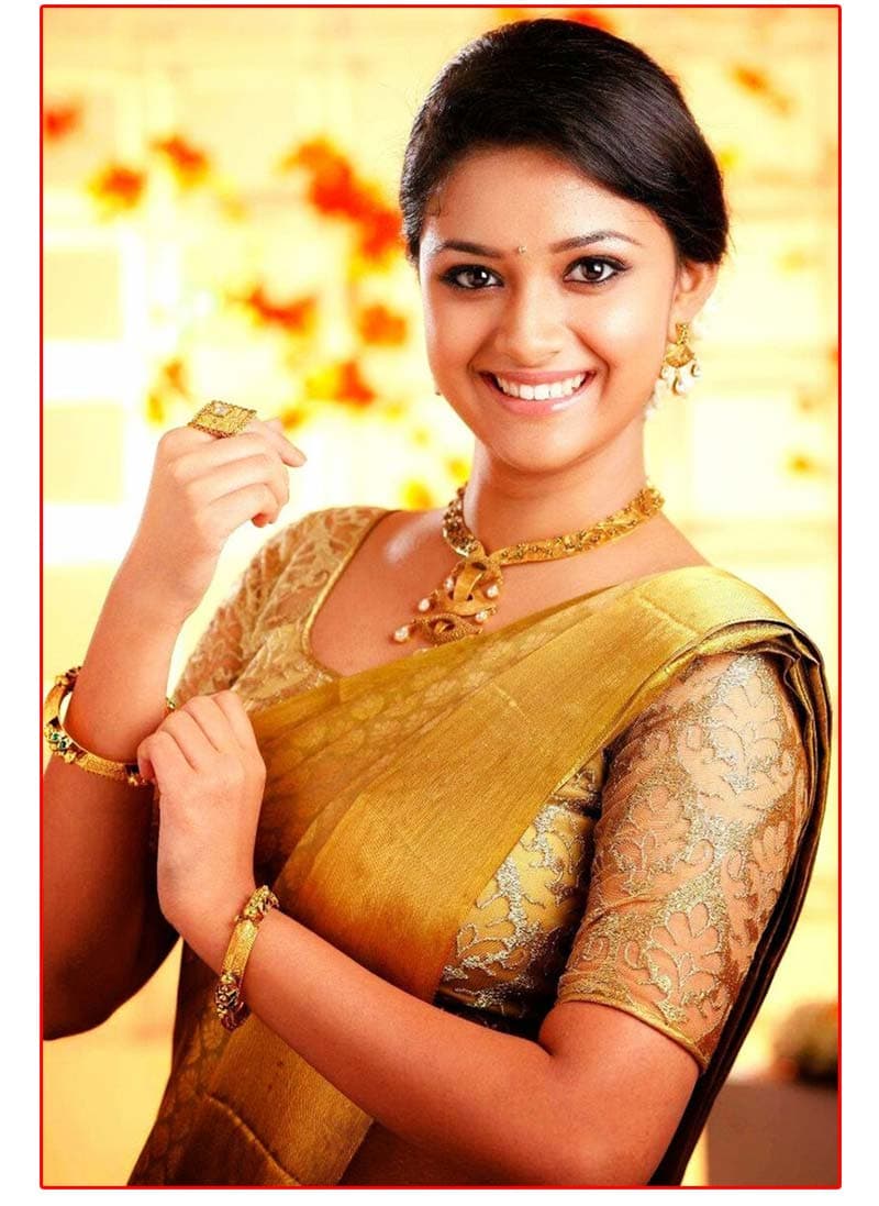 Keerthy Suresh Gold Coins For Dasara