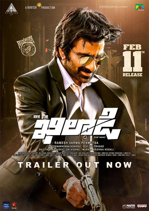 Khiladi trailer shows the power of Mass King