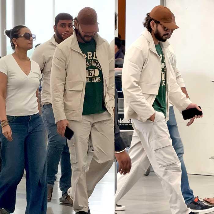 Mahesh Babu and Namrata clicked at the airport