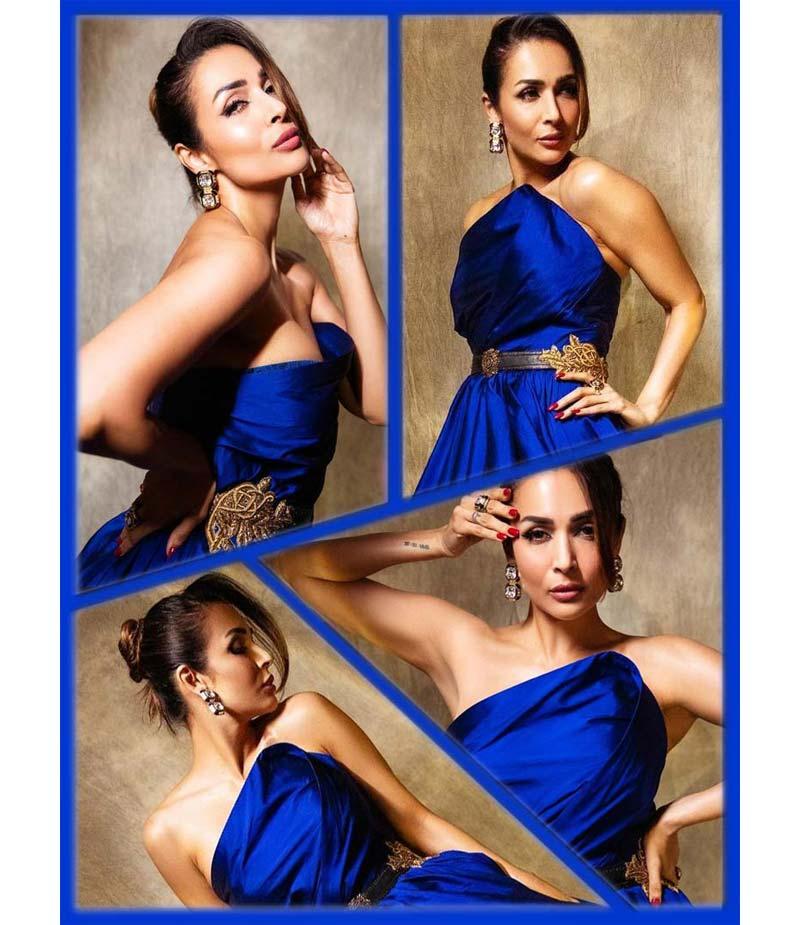 Malaika Arora mesmerises in blue attire