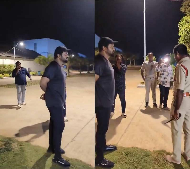 Police have arrested Manchu Manoj