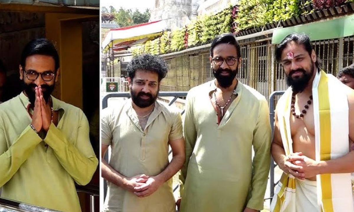 Manchu Vishnu visits Tirumala ahead of Kannappa release
