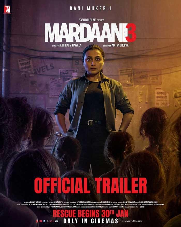 Mardaani 3 Trailer Rani Mukerji Shivani Shivaji Roy Faces Her Most Dangerous Case Yet