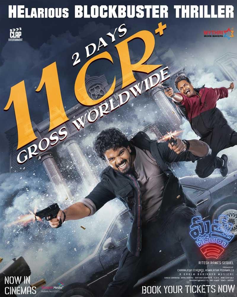 Mathu Vadalara 2 Two Days Worldwide Collection