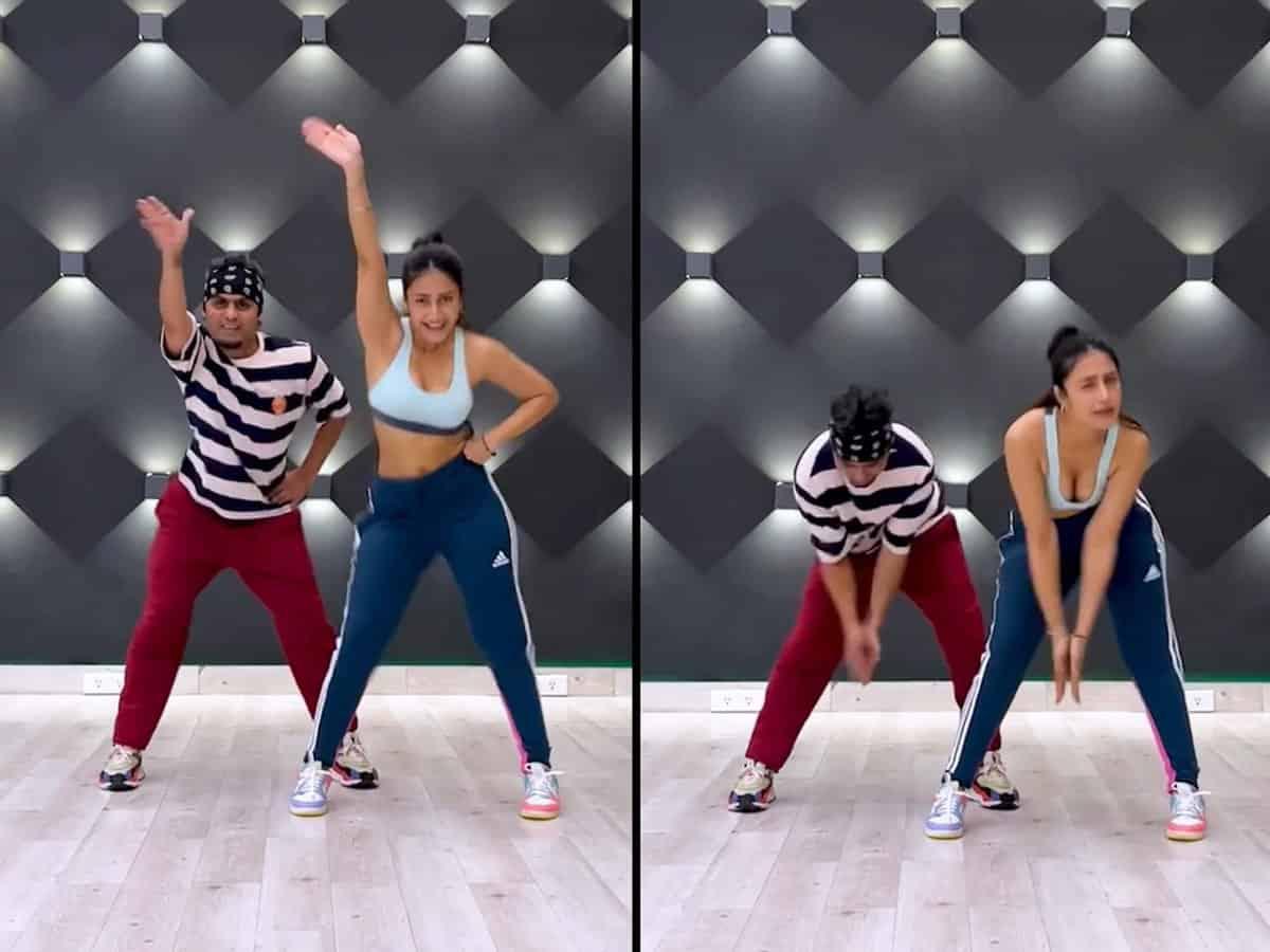 MNV: Cricketer's wife grooves for Ra Ra Reddy